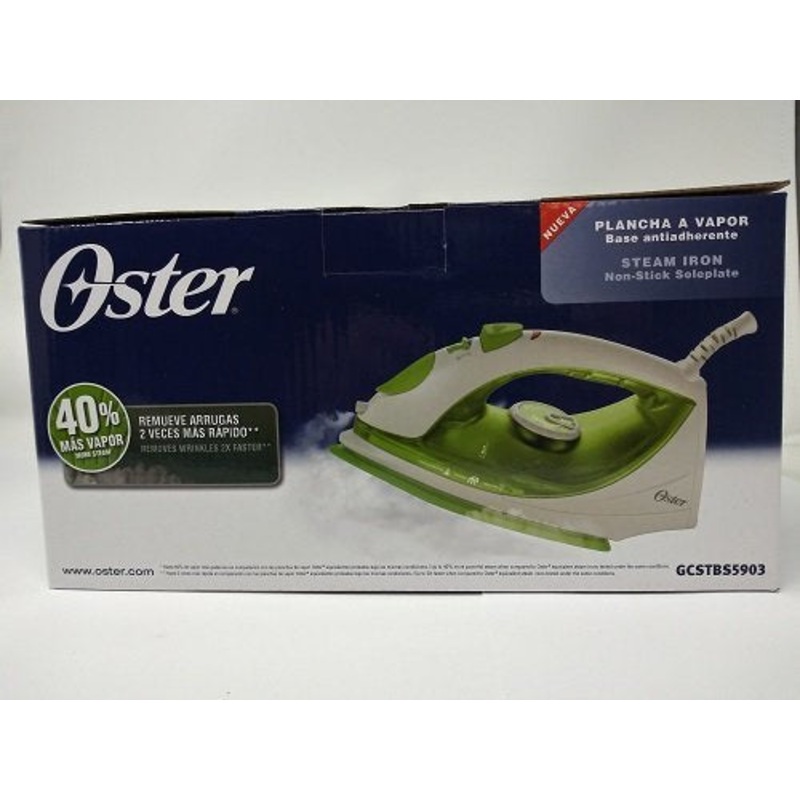 Oster GCSTBS5903-053 Light Green Steam Iron 220 Volts (Not for USA - European Cord)