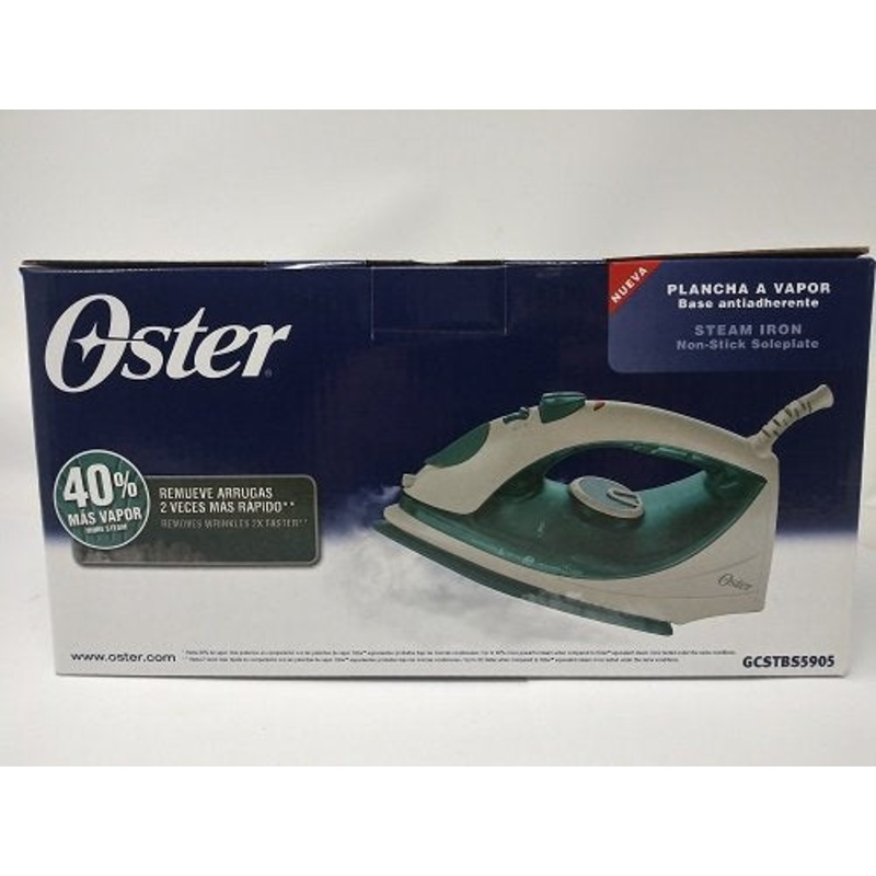 Oster GCSTBS5905-053 Green Steam Iron 220 Volts (Not for USA - European Cord)