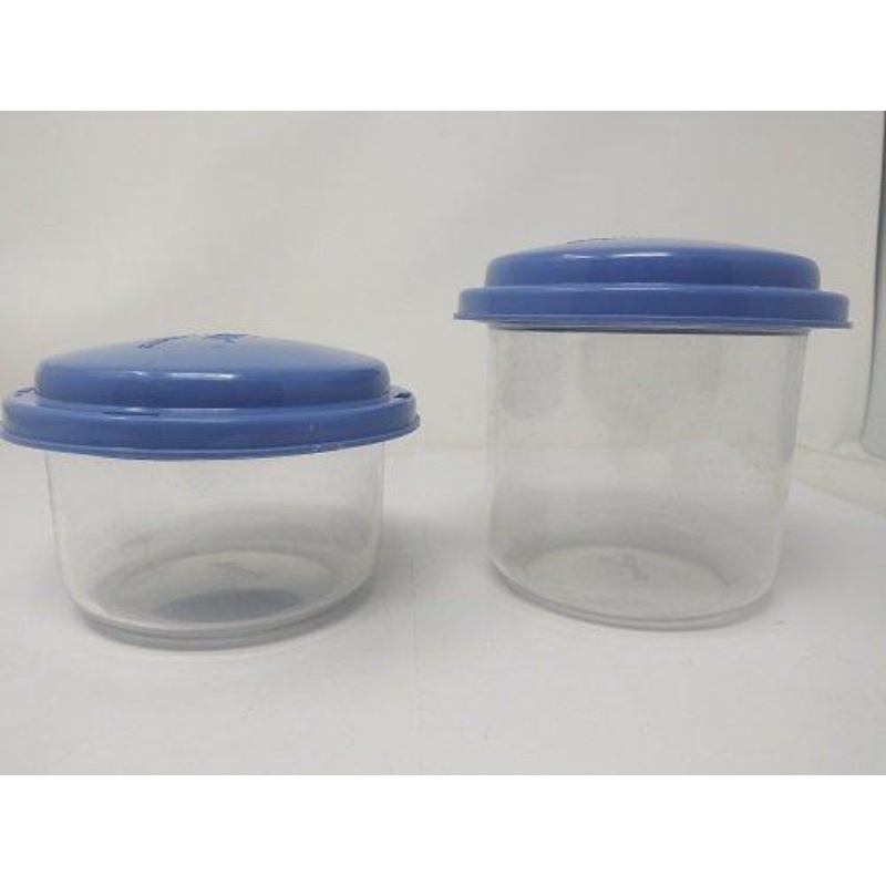 Preethi Blue Leaf Storage Containers Set of 2 Pcs