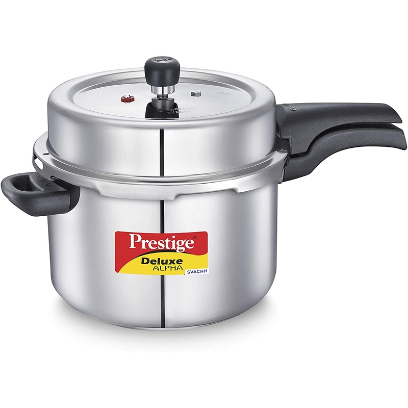 Prestige Svachh Deluxe Alpha 8 Liter Stainless Steel Pressure Cooker