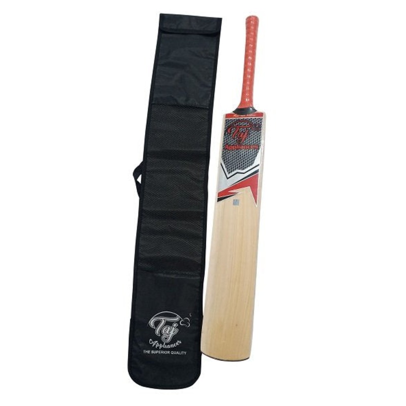 Taj Premium Kashmiri Willow Cricket Bat for Hard Tennis Ball