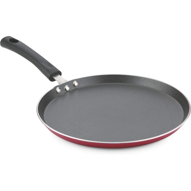 Vinod Non-Stick 280mm Induction Dosa Tawa/Griddle, 10"
