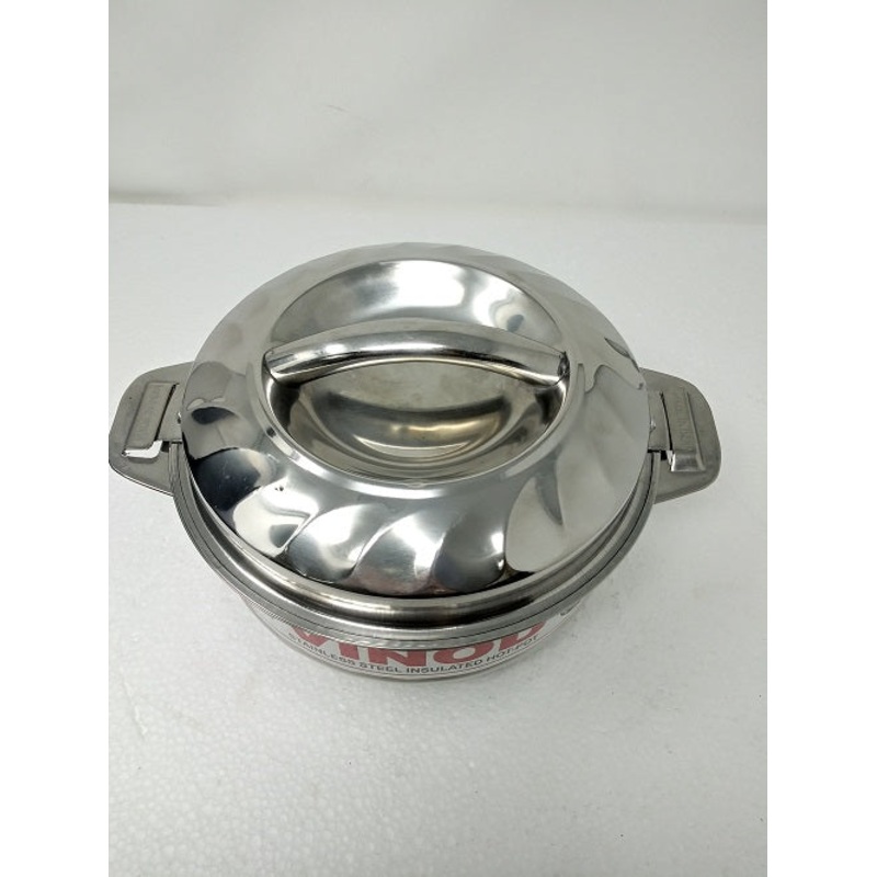 Vinod Stainless Steel 1000 ML Hotpot Casserole Bowl