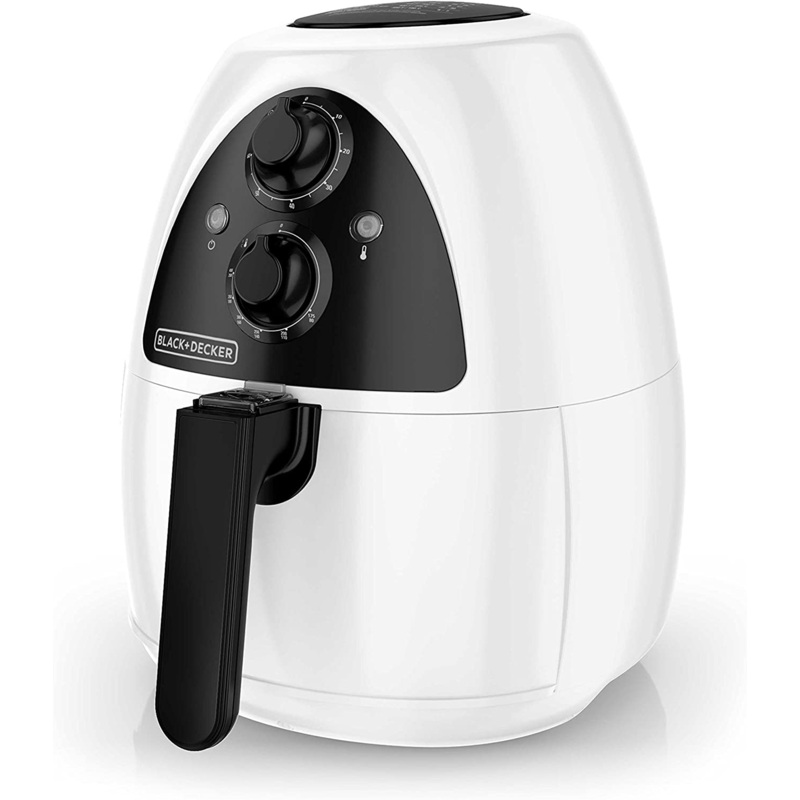 BLACK and DECKER Purify 2-Liter Air Fryer, White, HF100WD 220V