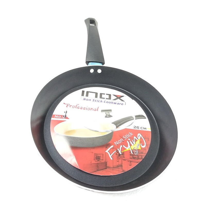 Inox Non-Stick Fry Pan 26cm With Glass Lid