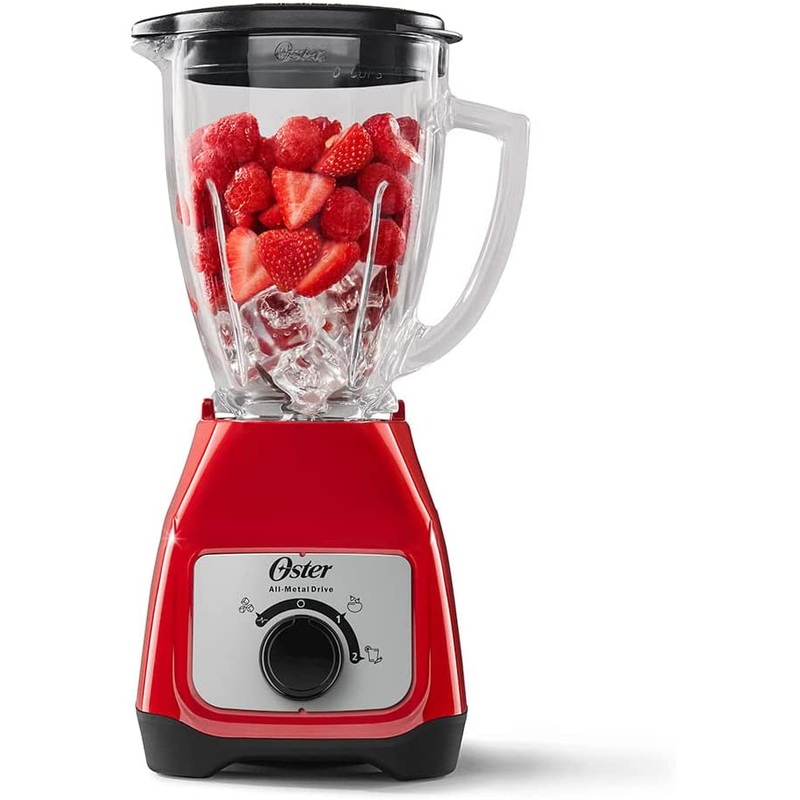 Oster BLSTKAG Blender with Glass Jar and Knob Control, 220V (Not for USA - European Cord)