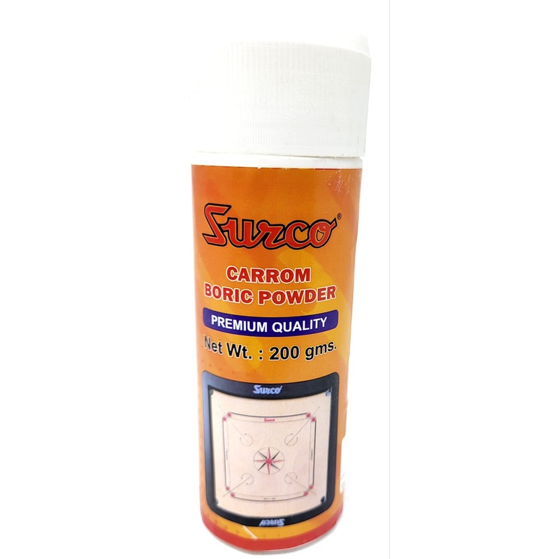 Surco Premium Quality Boric Powder for Carrom Board 200gm