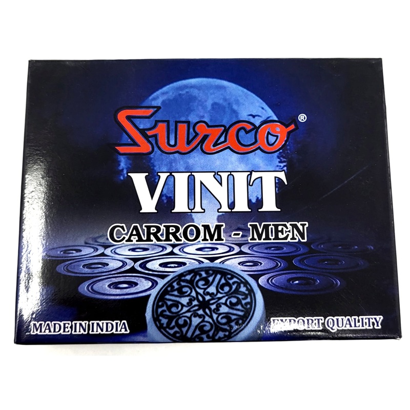 Surco Vinit Wooden Carrom Coins Set
