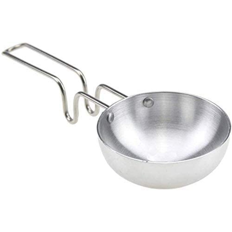 TABAKH Aluminum Tadka Pan with Long Handle, Spice Roasting & Heating, Vagaria Frying Pan