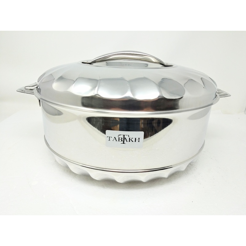 Tabakh Stainless Steel 11000ML Hotpot Casserole Bowl
