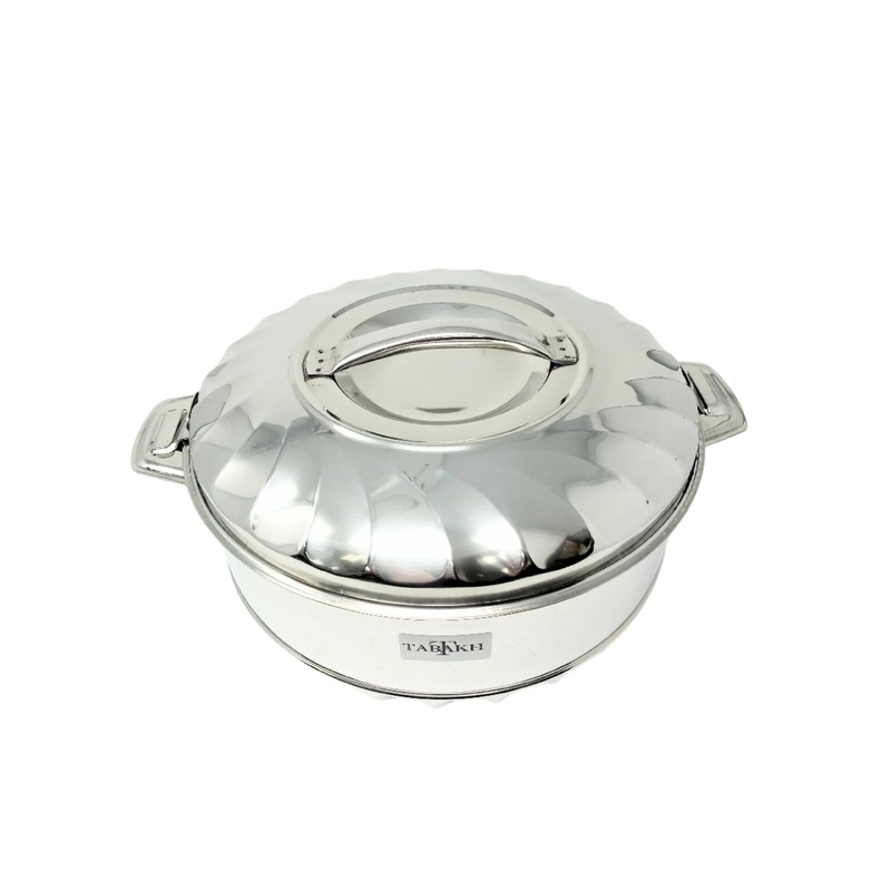 Tabakh Stainless Steel 3500ML Hotpot Casserole Bowl