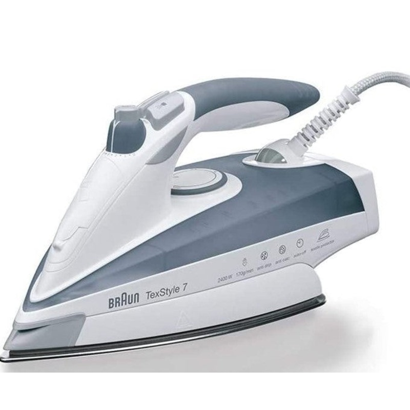 Braun TexStyle 7 TS 785 ESTP Steam Iron with Anodised Sole  220v