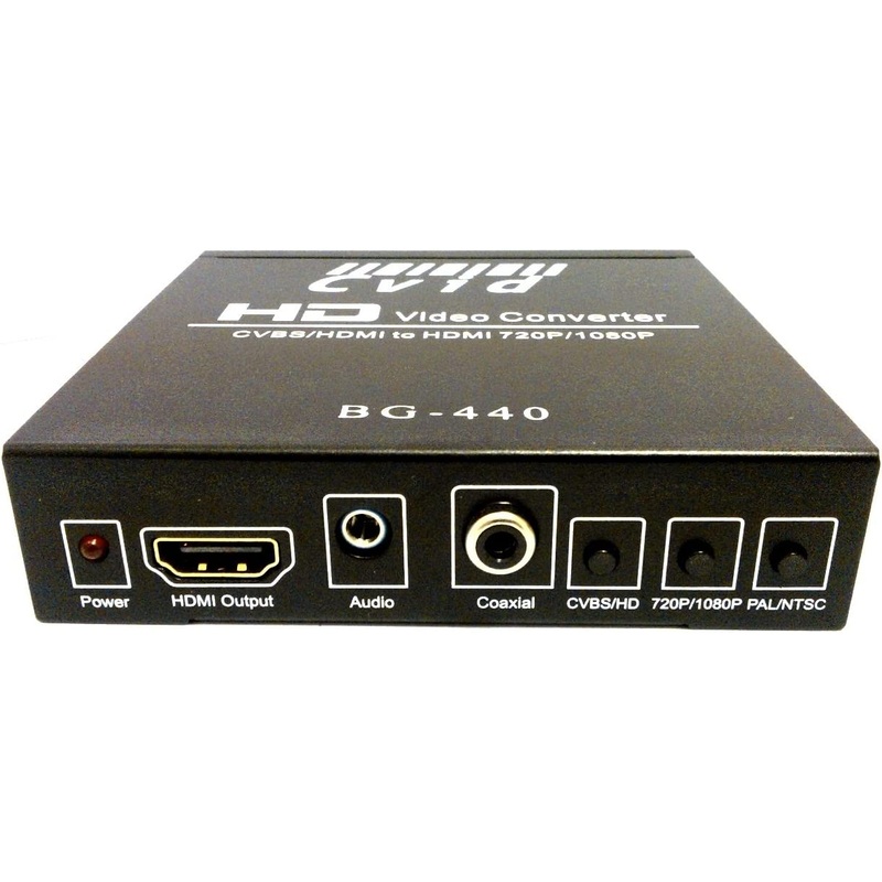 CKITZE BG-440 PAL HDMI / Composite to NTSC HDMI Multi-System Digital Audio Video Converter