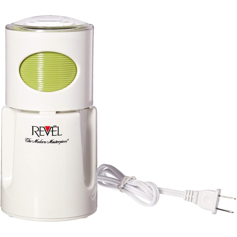 Revel CCM101 White Wet and Dry Coffee Spice Grinder 110 Volts