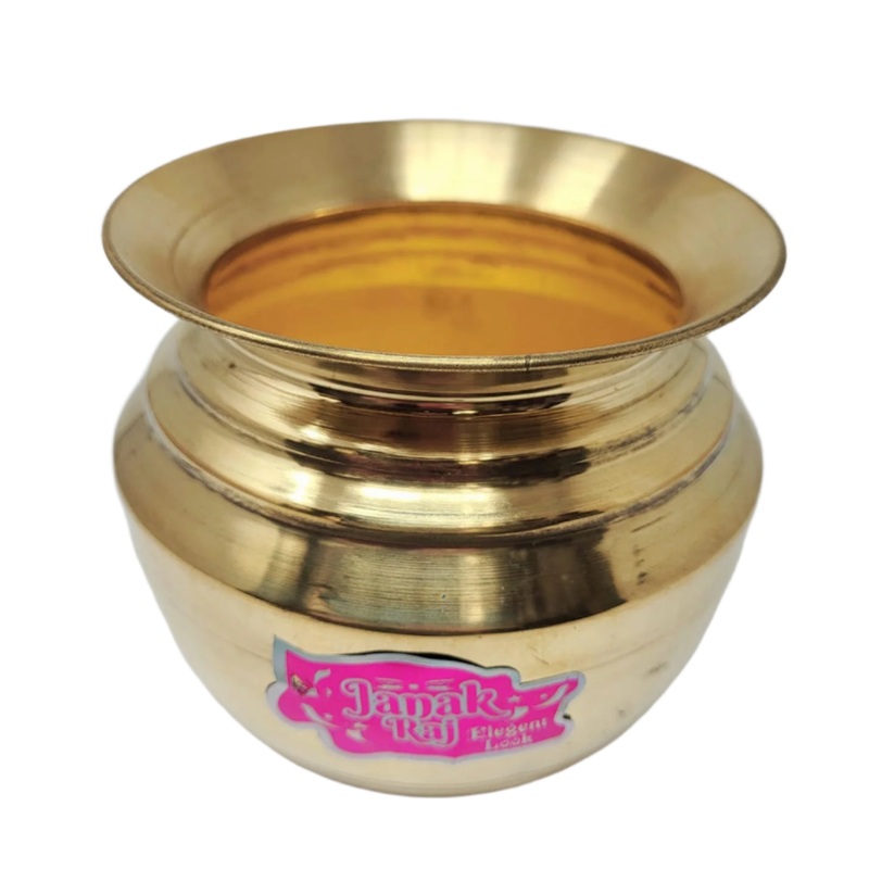 TABAKH Premium Brass Pooja Lota Kalash for Pujas, Hawans