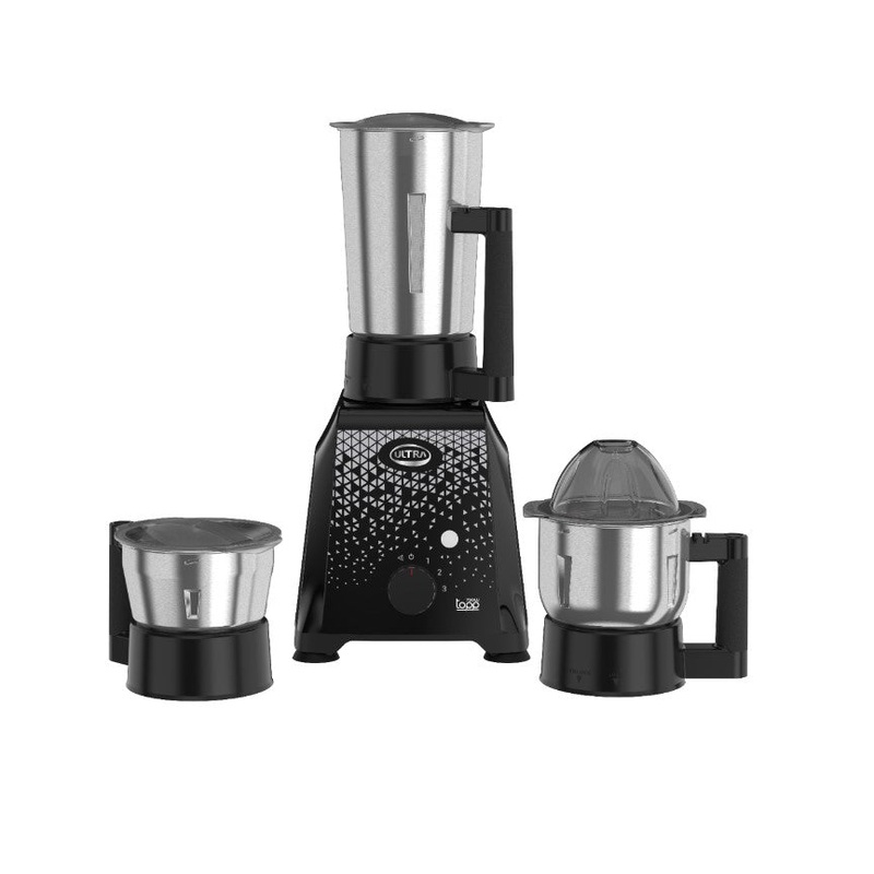 Ultra Topp (Black) Mixer Grinder 750-Watts 110V For USA and Canada