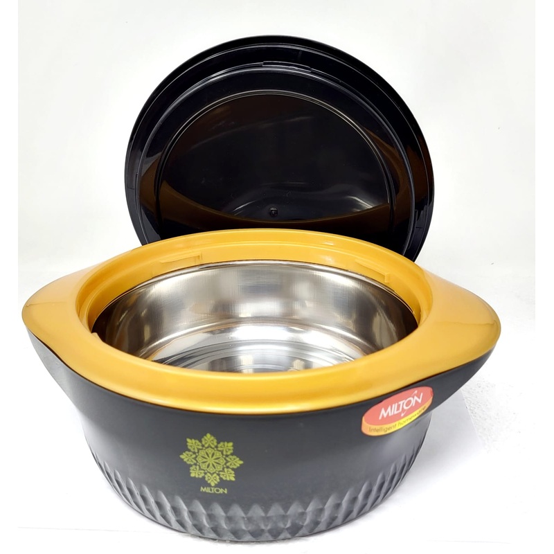 Milton Royal Insulated Inner Stainless Steel Casserole, Black Gold | BPA Free | Food Grade | Hot & Cold