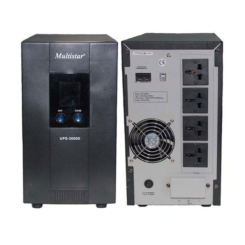 Multistar 3000D UPS System for Computer 220-240V 50/60HZ