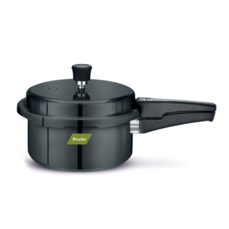 Preethi Hard Anodized Induction Base Outer Lid 3 Liter Pressure Cooker