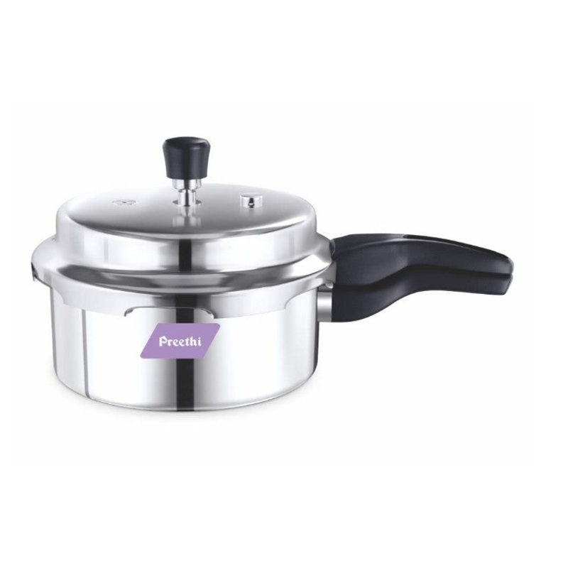 Preethi Triply Outer Lid Induction Base 1.5 Liter Pressure Cooker Pan