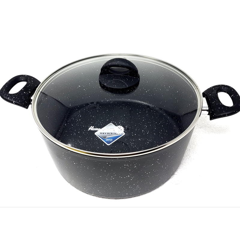 Tabakh 7.5QT Marble Non-Stick Forged Sauce Pot