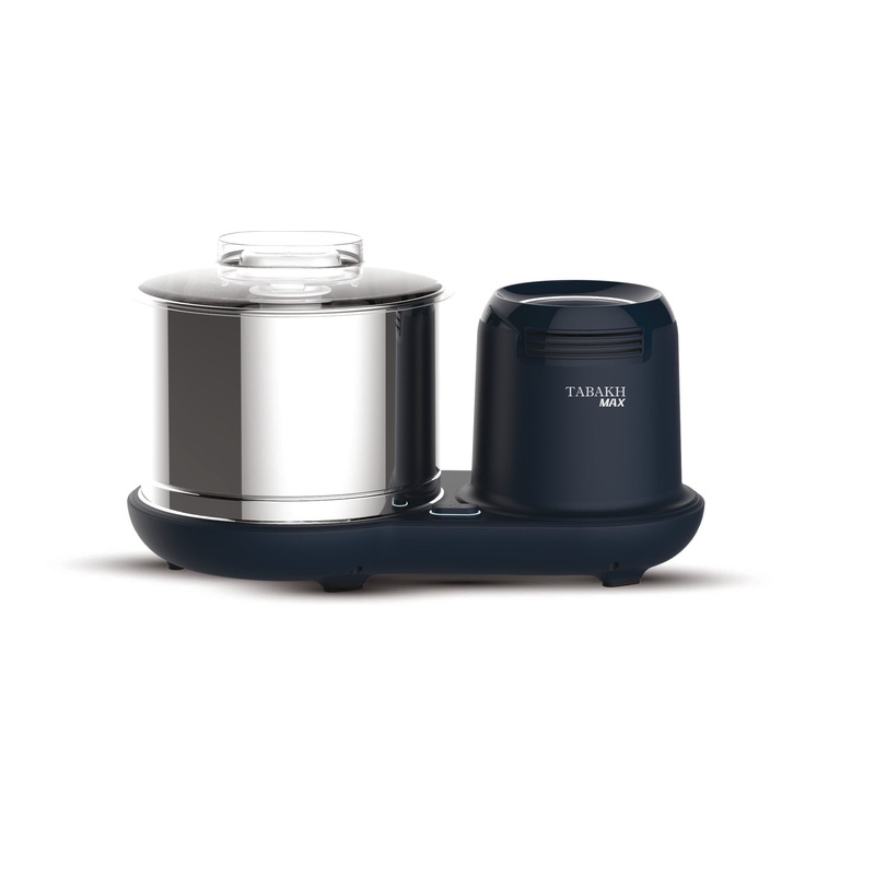 TABAKH Max 2-Liter Stone Wet Grinder with Atta Kneader & Coconut Scraper 110V