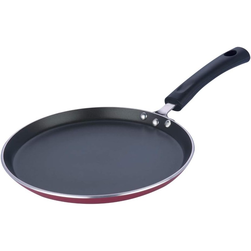 Vinod Cookware Nonstick Induction Dosa Tawa 25cm, Black