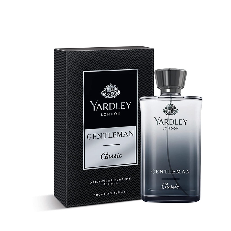 Yardley London Gentleman Classic Perfume| Fresh Woody Fougre Notes| Masculine Fragrance| Perfume for Men| 100ml