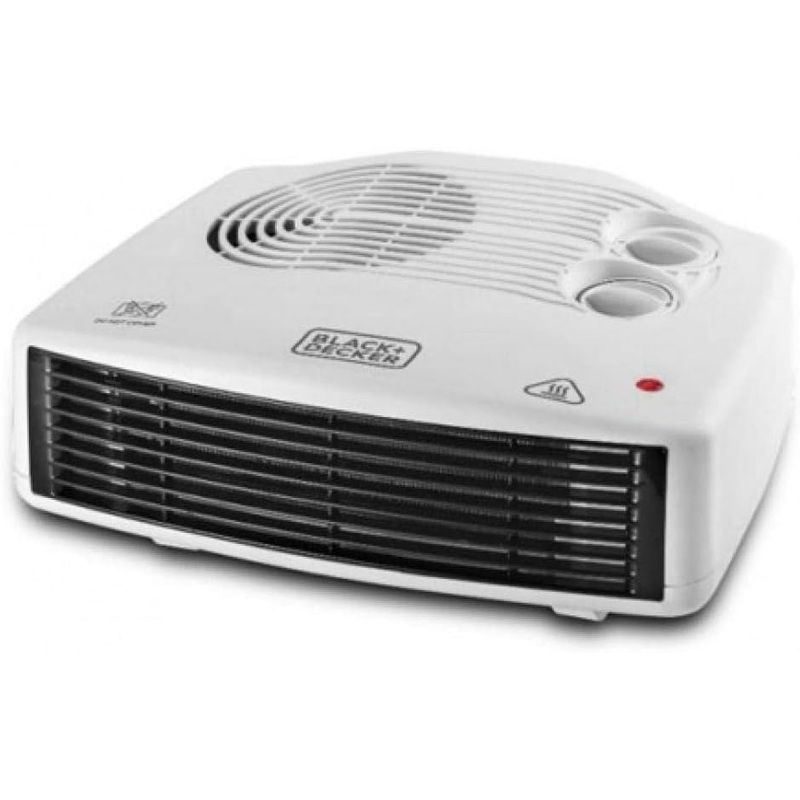 Black and Decker 2400W Horizontal Fan Heater, White, Hx230-B5