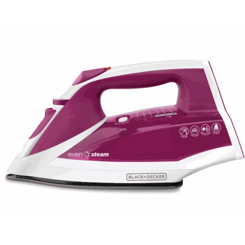 Black+Decker IR2011 1200 Watt Non-Stick Steam Iron, 220V (Not For USA)