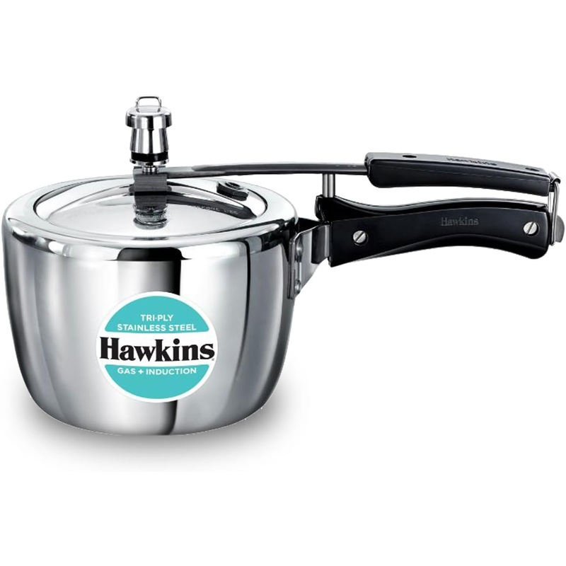 Hawkins 2.5 Liter Triply Stainless Steel Pressure Cooker Inner Lid Cooker