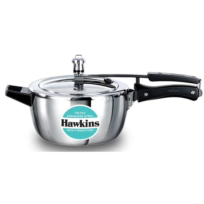 Hawkins 3.5 Liter Triply Stainless Steel Pressure Cooker Inner Lid Cooker