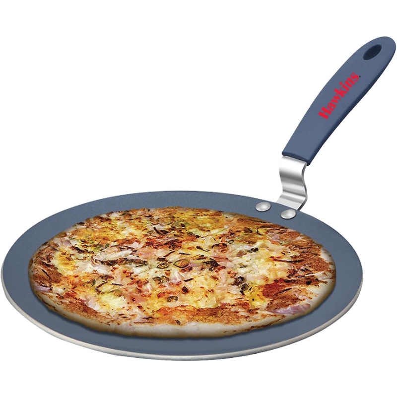 HAWKINS Ceramic Nonstick Tava 26 cm Diameter, Induction Paratha Tawa Granite Griddle (ICT26)