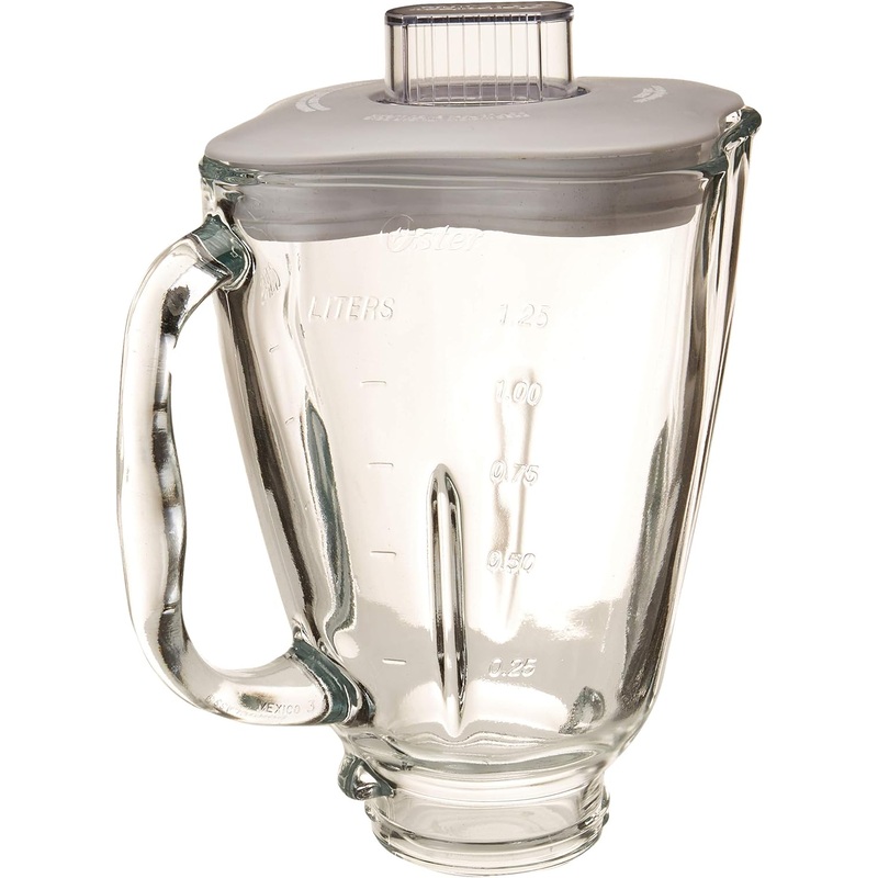 Oster 4918 5-Cup Glass Jar with Lid and Filler Cap Blender Accessory