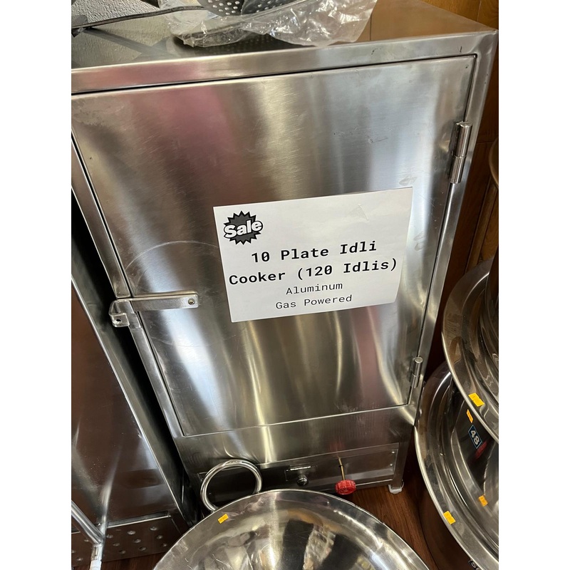 Tabakh 10 Plate Commercial Idli Cooker Makes 120 Idlis