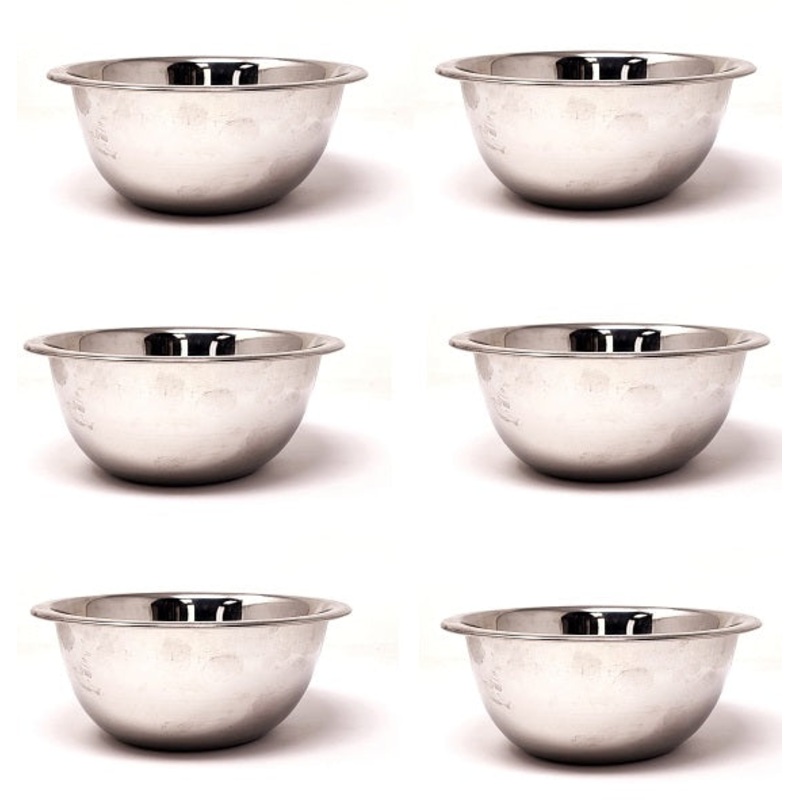 Tabakh Stainless Steel Bowl 14cm Set 6pcs