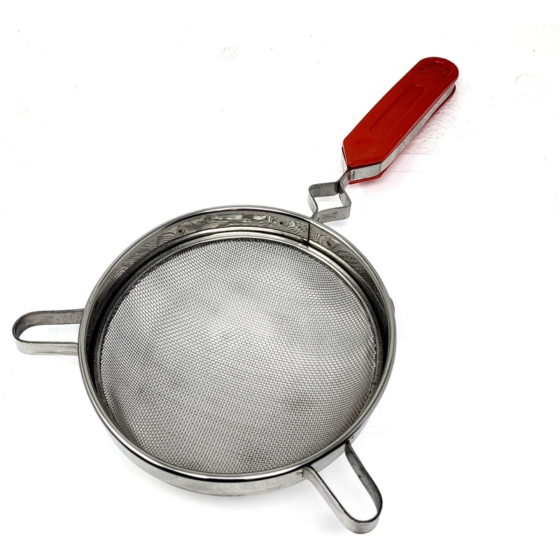 Tabakh Stainless Steel Heavy Handle Fruit, Juice and Soup Strainer Size: 4