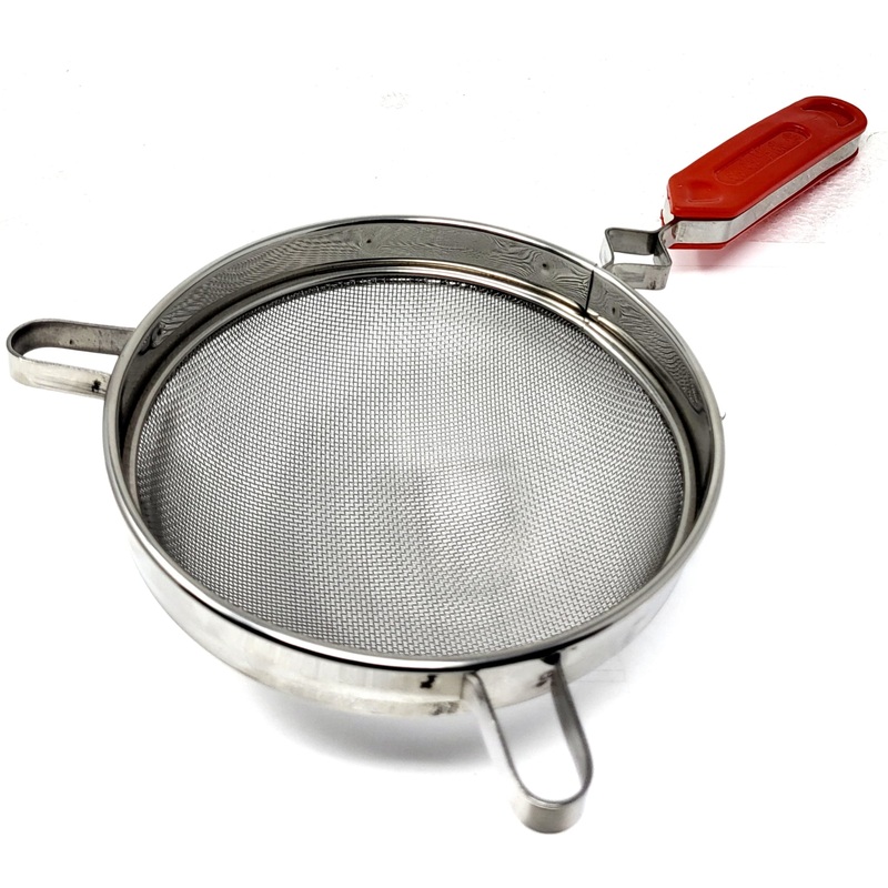 Tabakh Stainless Steel Heavy Handle Fruit, Juice and Soup Strainer Size: 5