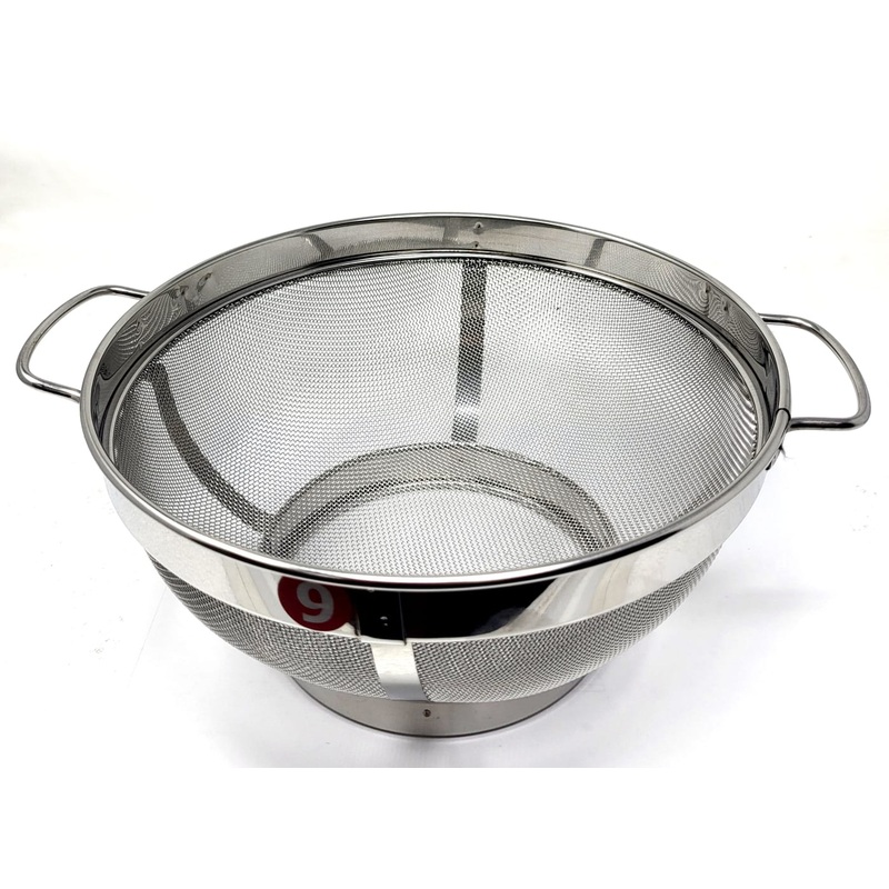 Tabakh Stainless Steel Multipurpose Basket | Fruit Basket | Vegetable Basket (9 Inch Diameter)