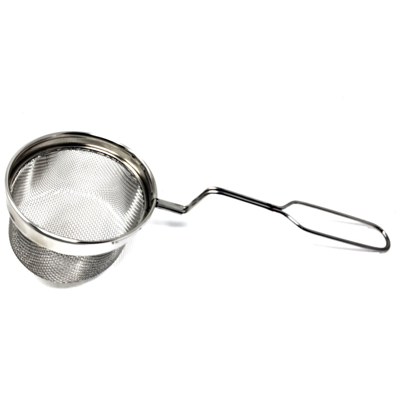 Tabakh Stainless Steel Puri Strainer Jara Deep Fry Oil Mesh Filter Size 3