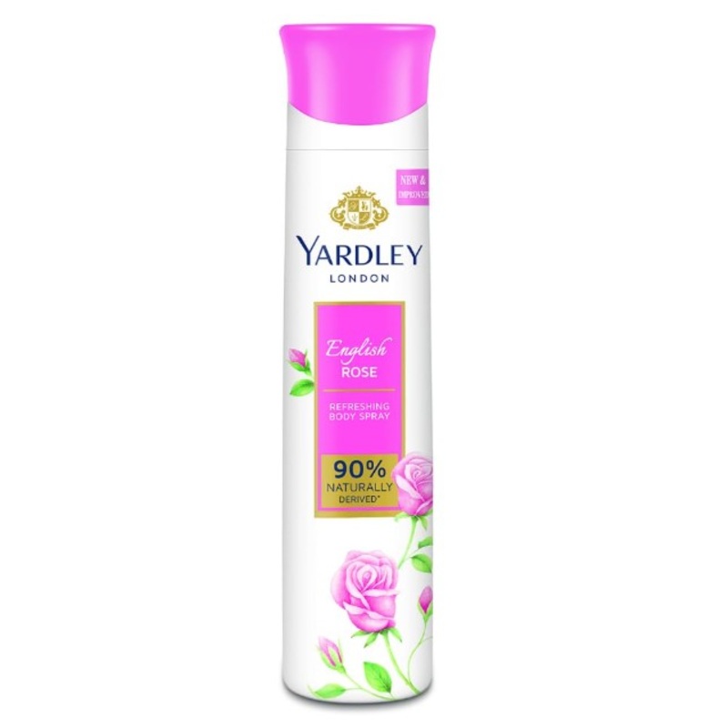 Yardley English Rose Body 150ml 5 Oz Refreshing Body Spray