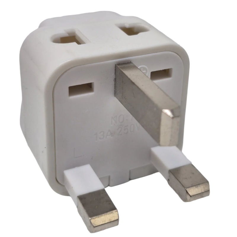CKITZE BA-7 Grounded Universal 2 in 1 Plug Adapter Type G for UK, Hong Kong, Singapore & more - CE Certified