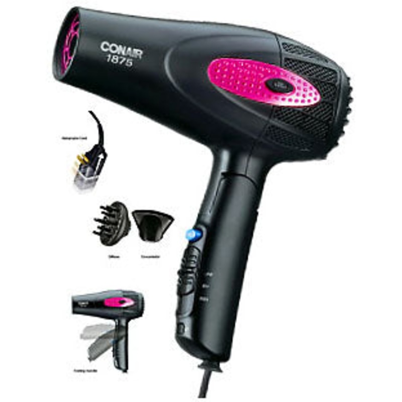 Conair 260P 1850 Watts Hair Dryer 220 Volts