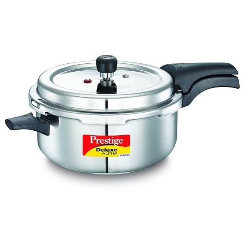 Prestige Svachh Deluxe Alpha 5 Liter Stainless Steel Deep Pressure Pan