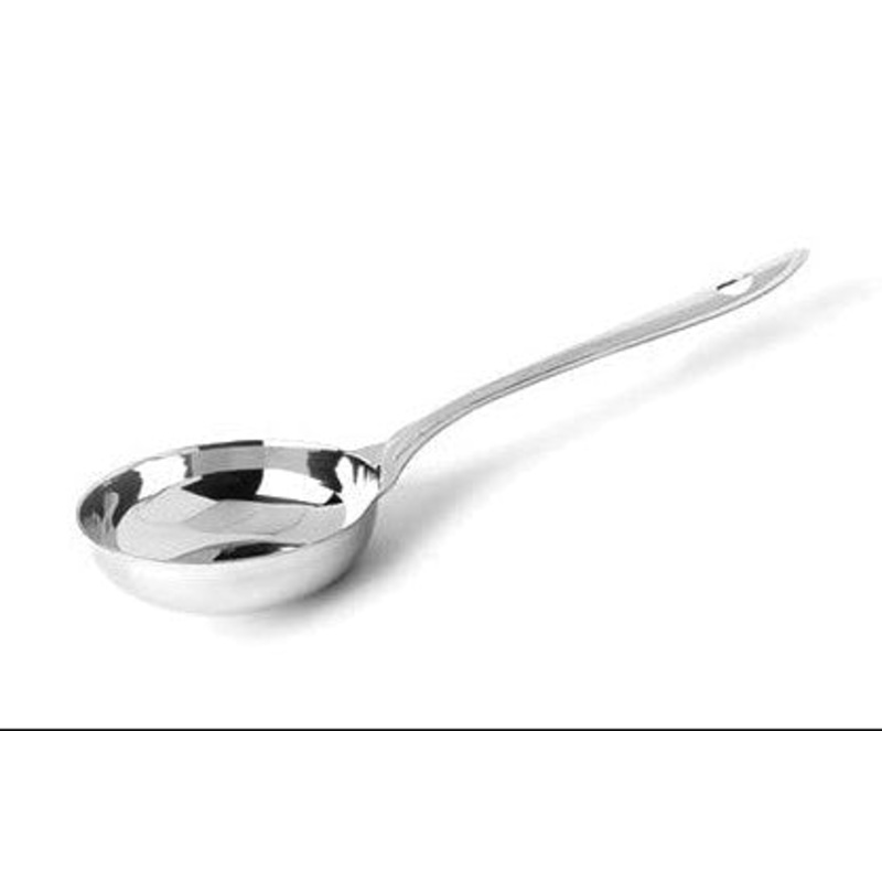 TABAKH Round Stainless Steel Large Size Dosa Batter Spatula Ladle Spoon