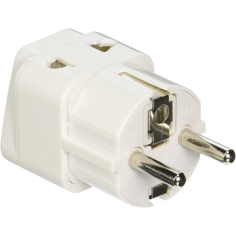 Type E/F  Ckitze Grounded 2 in 1 Plug Adapter  Germany, France, Europe