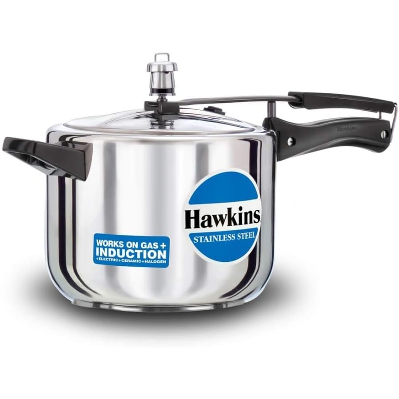 Hawkins HSS50 Stainless Steel Pressure Cooker 5 Liter