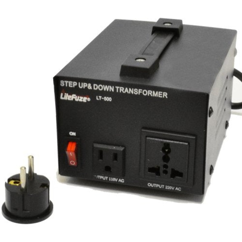 LiteFuze 500 Watts Heavy Duty Voltage Transformer Converter LT-500