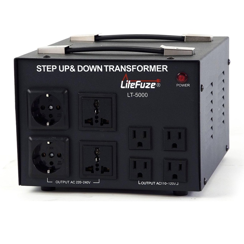LiteFuze 5000 Watts Heavy Duty Voltage Transformer Converter LT-5000
