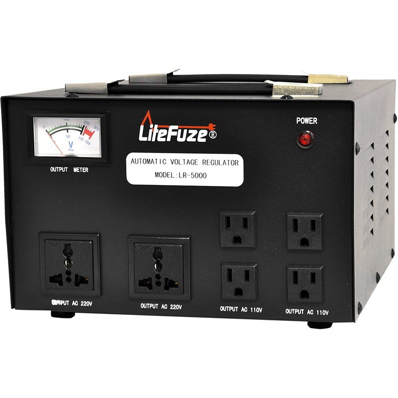 LiteFuze LR-5000 5000 Watt Step/Down Voltage Regulator/Converter